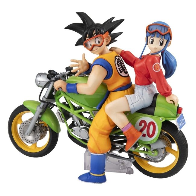 Dragon Ball Z Desktop Real McCoy PVC Figure 05 Son Goku & Chichi Limited Repeat Ver. 15 cm