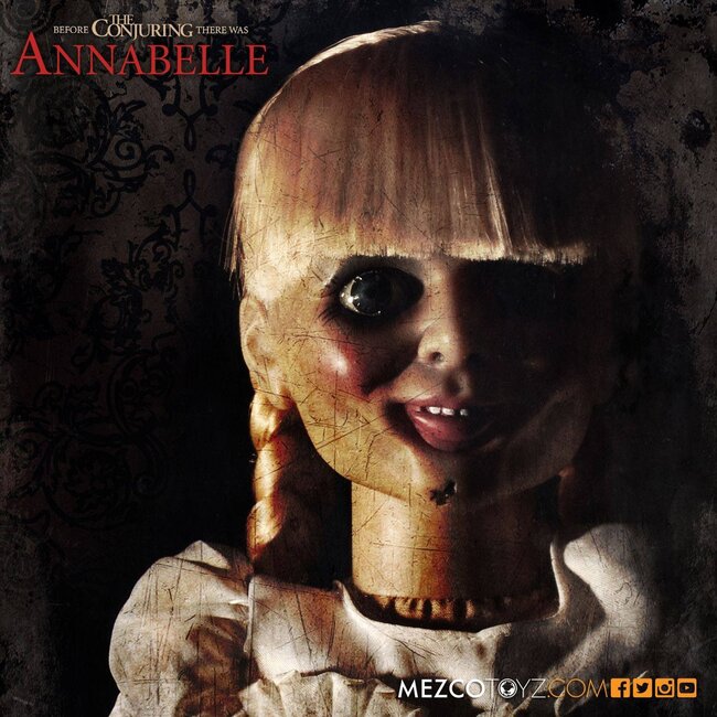 The Conjuring Maßstabsgetreue Nachbildung der Annabelle-Puppe, 46 cm