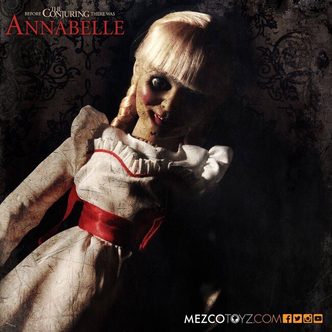 The Conjuring Maßstabsgetreue Nachbildung der Annabelle-Puppe, 46 cm