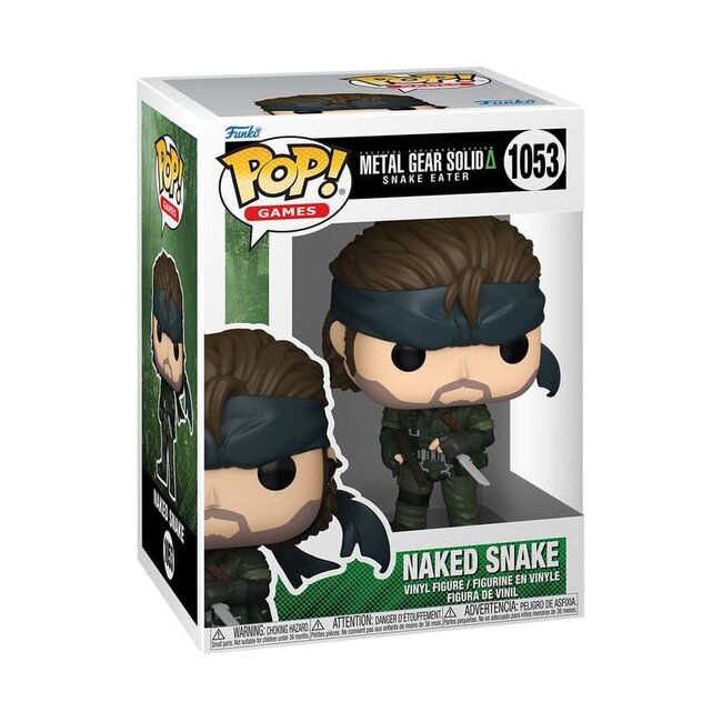 Metal Gear POP! Games Vinyl Figur Naked Snake 9 cm