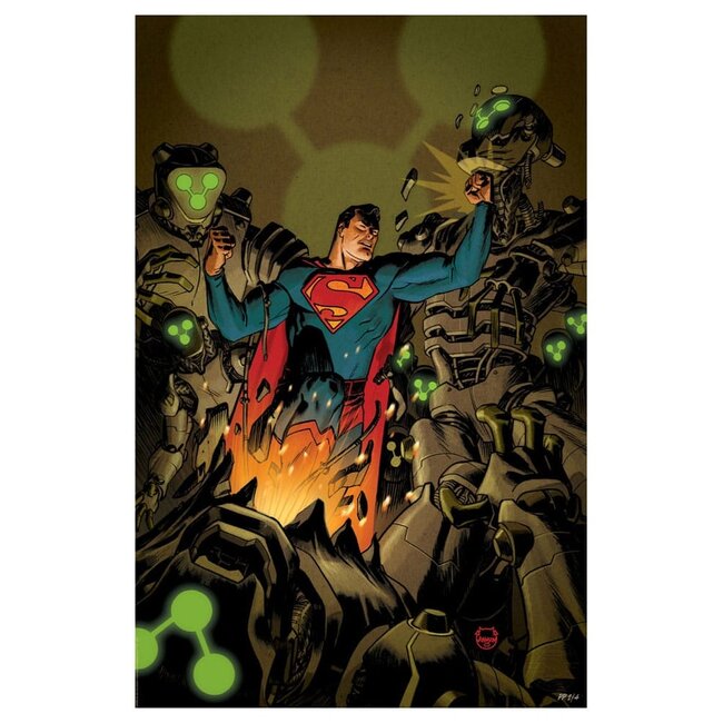 DC Comics Kunstdruck Superman Space Age 61 x 41 cm - ungerahmt