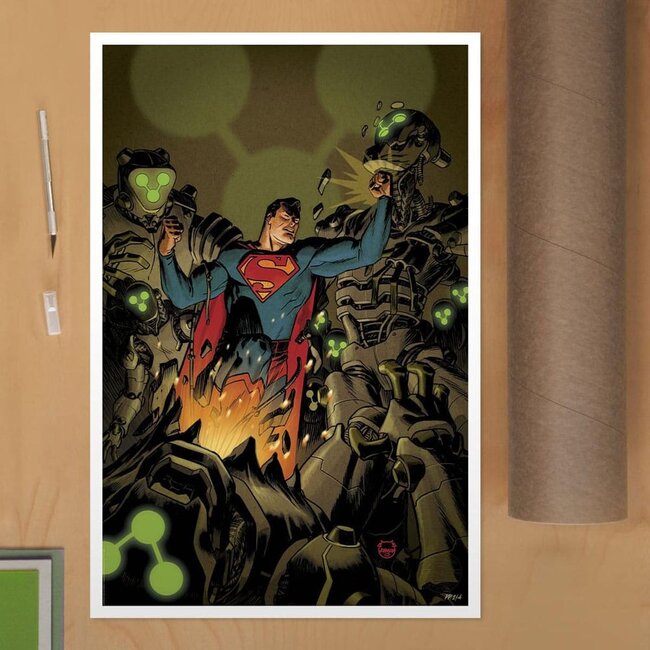 DC Comics Art Print Superman Space Age 61 x 41 cm - unframed