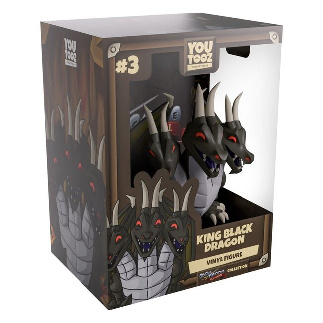 Old School RuneScape Vinylfigur König Schwarzer Drache 10 cm