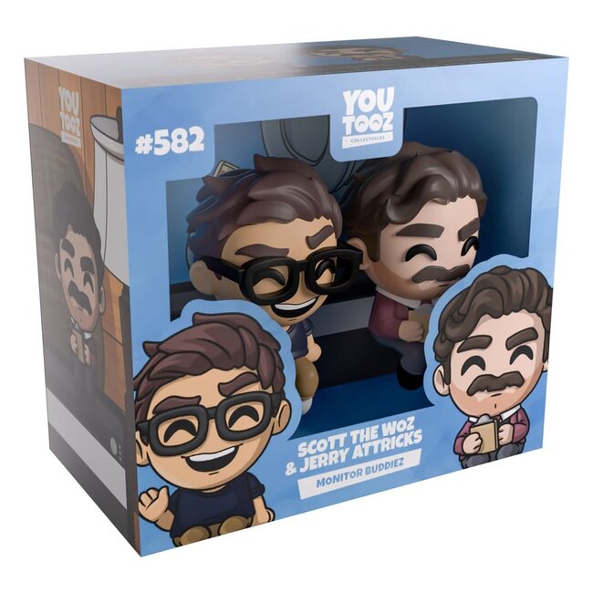 Scott the Woz Vinylfiguren Scott the Woz & Jerry Attricks Monitor Buddiez