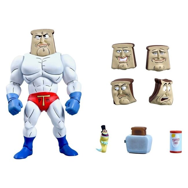 The Ren & Stimpy Show Action Figure Ultimate Powdered Toast Man 18 cm