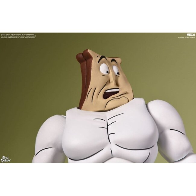 Ren & Stimpy Show Actionfigur Ultimativer Pulvertoast-Mann 18 cm