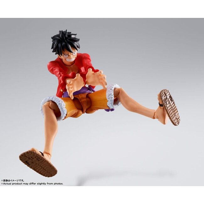 One Piece SH Figuarts Actionfigur Monkey D. Luffy (Der Angriff auf Onigashima) 14 cm
