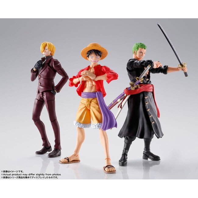 One Piece SH Figuarts Actionfigur Monkey D. Luffy (Der Angriff auf Onigashima) 14 cm