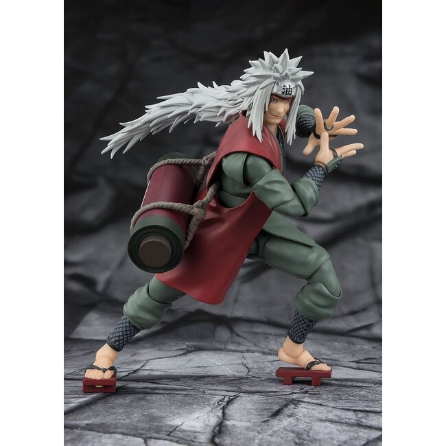 Naruto S.H.Figuarts Action Figure Jiraiya Hidden Leaf Heroic Master Sage (Sage Mode Set) 17 cm