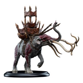 Weta Workshop Herr der Ringe Mini-Statue Mumak im Kampf 17 cm