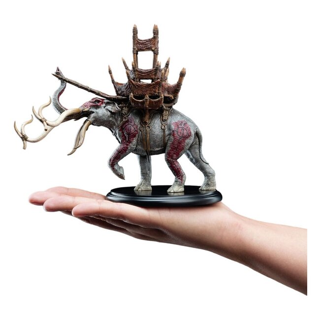 Herr der Ringe Mini-Statue Mumak im Kampf 17 cm