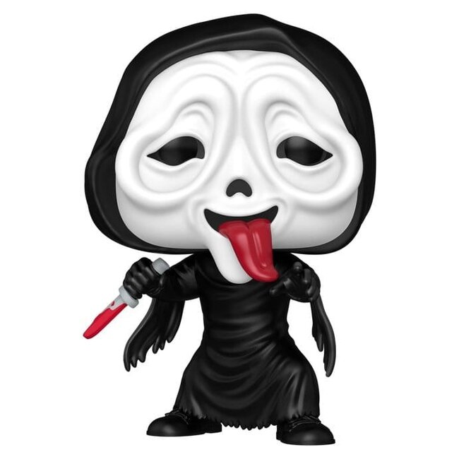 Scream POP! Vinylfigur Ghost Face mit Zunge, 9 cm