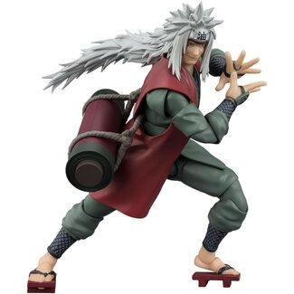 Bandai Tamashii Nations Naruto S.H.Figuarts Action Figure Jiraiya Hidden Leaf Heroic Master Sage (Sage Mode Set) 17 cm