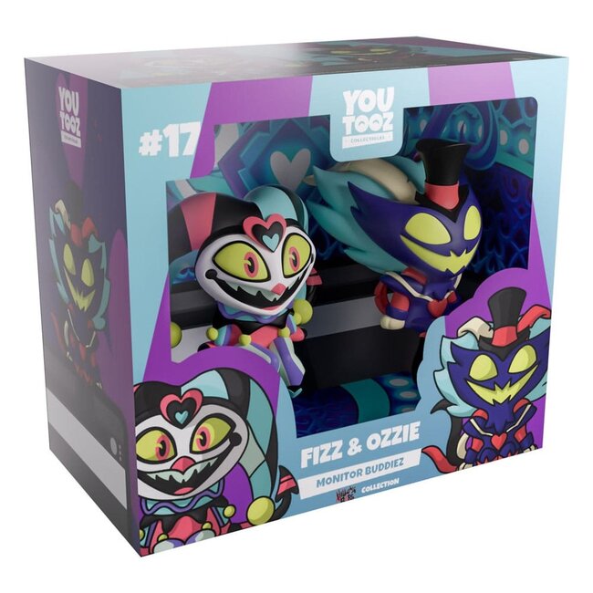 Helluva Boss Vinylfiguren Fizz & Ozzie Monitor Buddiez
