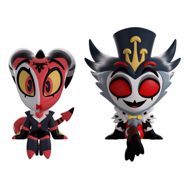 Helluva Boss Vinylfiguren Blitzo & Stolas Monitor Buddiez