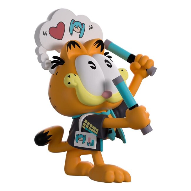 Hatsune Miku x Garfield Vinylfigur Miku Concert Garfield 13 cm