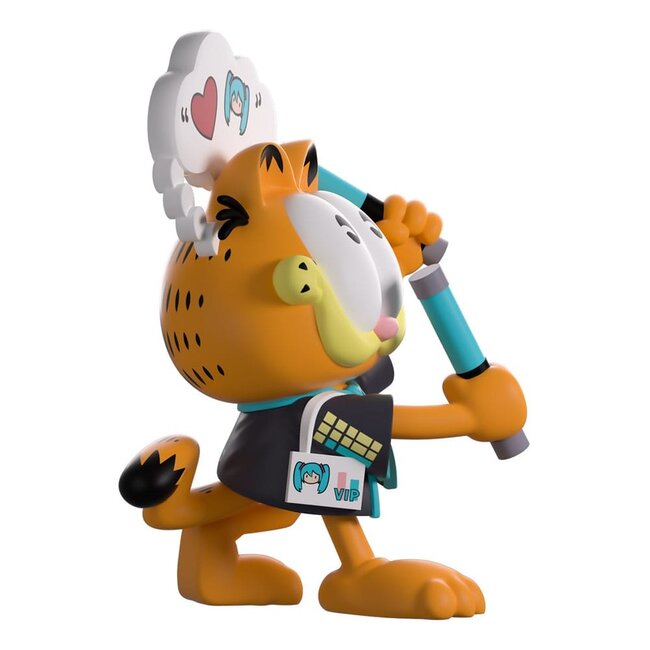 Hatsune Miku x Garfield Vinylfigur Miku Concert Garfield 13 cm