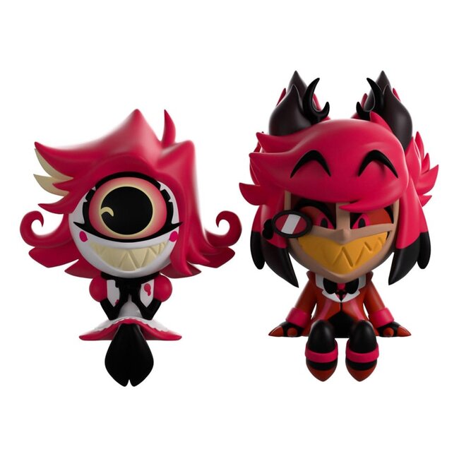 Hazbin Hotel Vinylfiguren Alastor & Niffty Monitor Buddiez