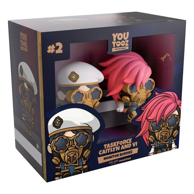 Arcane Vinylfiguren 2er-Pack Caitlyn & Vi Taskforce 7 cm