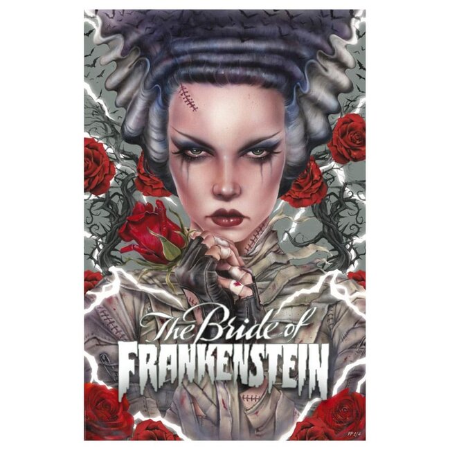 Kunstdruck „Die Braut von Frankenstein“ – Braut im Jenseits von Brian M. Viveros, 61 x 41 cm – ungerahmt