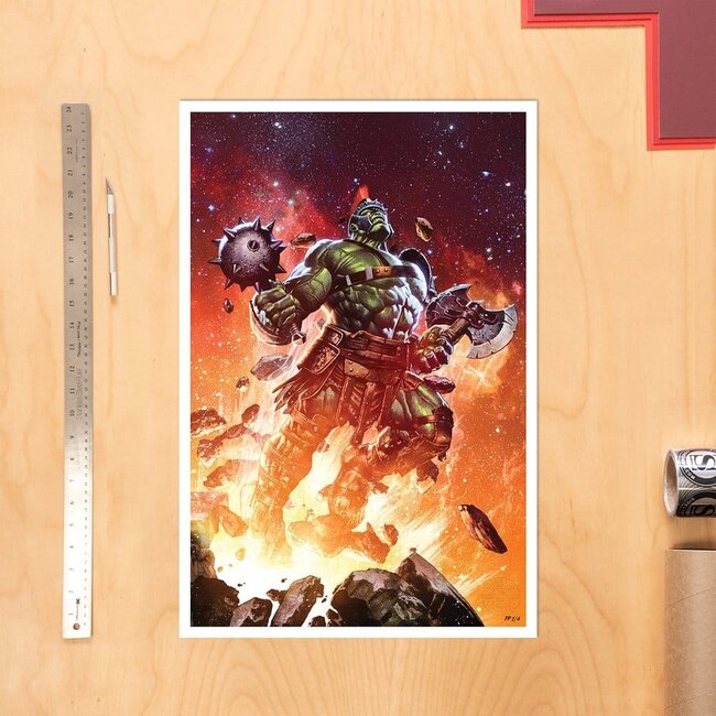 Marvel Kunstdruck Planet Hulk: Weltenbrecher 41 x 61 cm - ungerahmt
