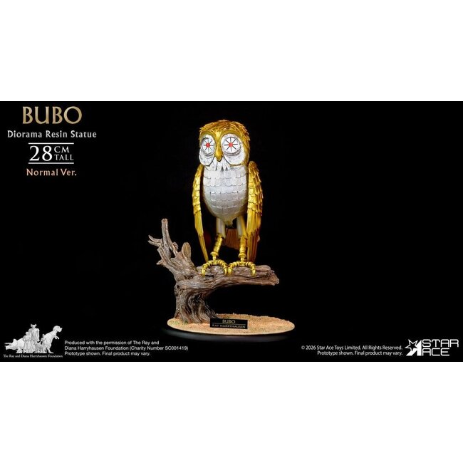 Ray Harryhausens Diorama-Resinstatue Bubo Normal Ver. 28 cm
