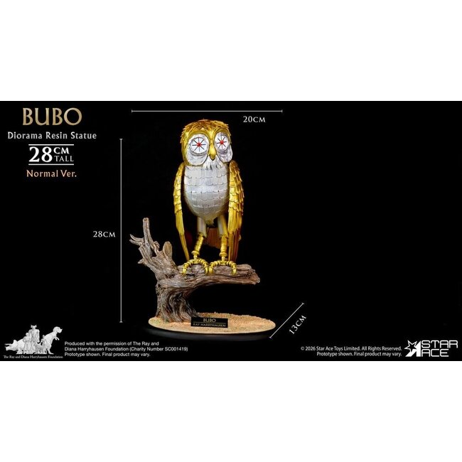 Ray Harryhausens Diorama-Resinstatue Bubo Normal Ver. 28 cm