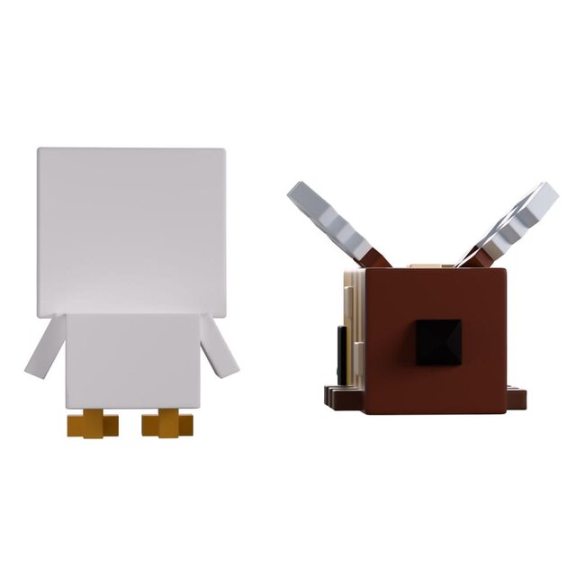 Minecraft Vinylfiguren Biene und Huhn Monitor Buddiez