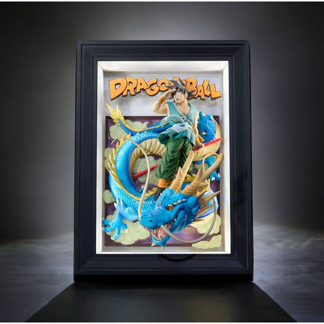 Dragon Ball Z Tamashii Art 3D Reliefbild Son Goku & Drache 27 cm