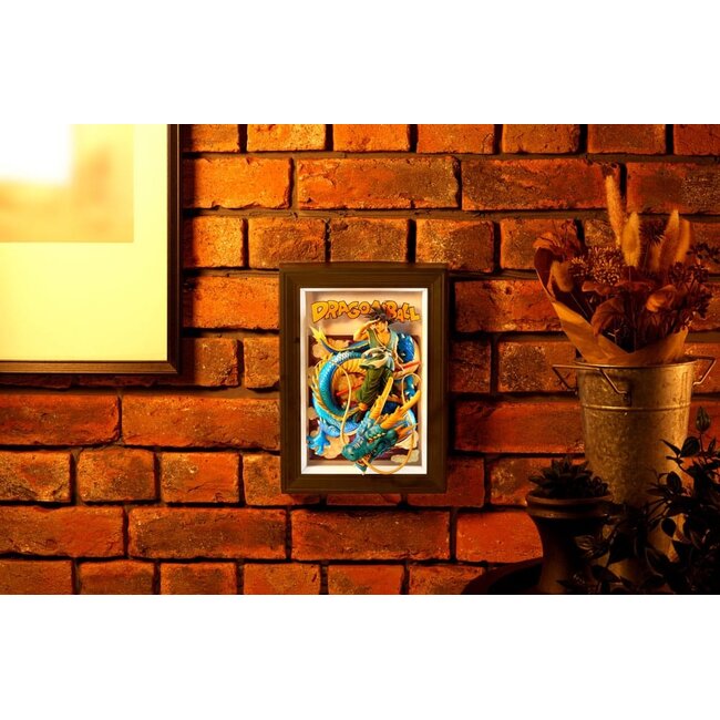 Dragon Ball Z Tamashii Art 3D Relief Picture Son Goku & Dragon 27 cm