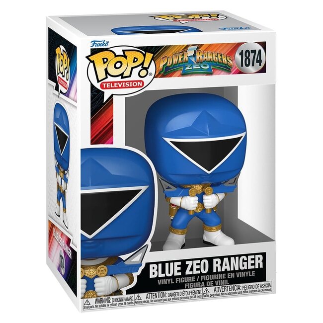 Power Rangers Zeo POP! Movies Vinylfiguren Zeo Ranger Blau 9 cm