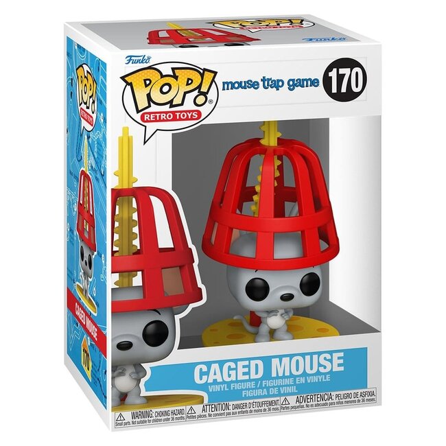Mouse Trap POP! Games Vinyl Figure Caged Mouse 9 cm 9 cm