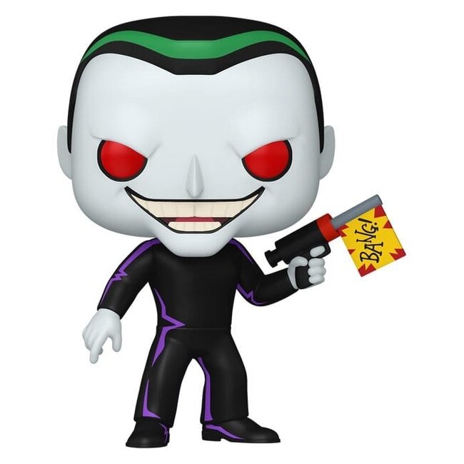Batman Beyond: Rückkehr des Jokers POP! Heroes Vinyl-Joker mit Pistole, 9 cm