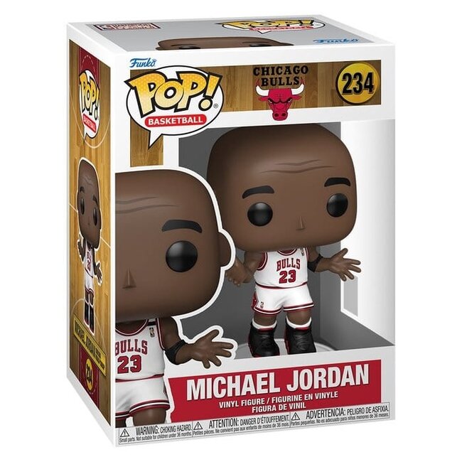 NBA POP! Sports Vinyl Figure Bulls- Michael Jordan (Shrug) 9 cm