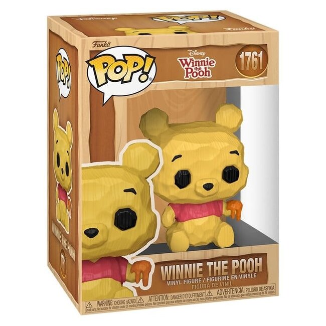 Winnie the Pooh POP! Animation Vinyl Figure Pooh (Whittled) 9 cm
