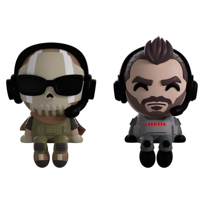 Call of Duty Vinylfiguren Ghost & Soap Monitor Buddiez 7 cm