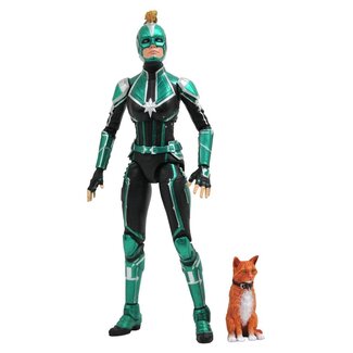 Diamond Select Captain Marvel Marvel Select Actionfigur Captain Marvel Starforce Uniform 18 cm