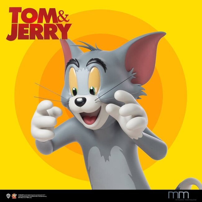 Tom & Jerry Figurenset in Lebensgröße 91/25 cm