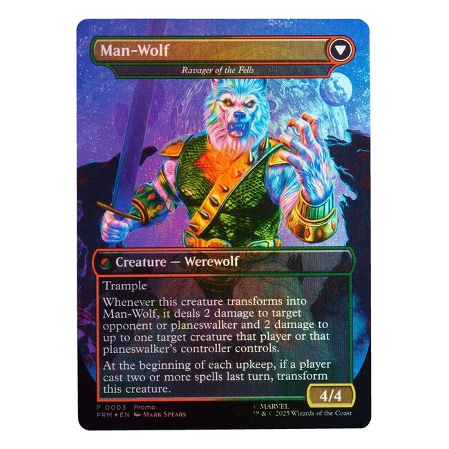 Marvel Legends Magic: The Gathering Actionfigur Man-Wolf (plus exklusive Folienkarte) 15 cm