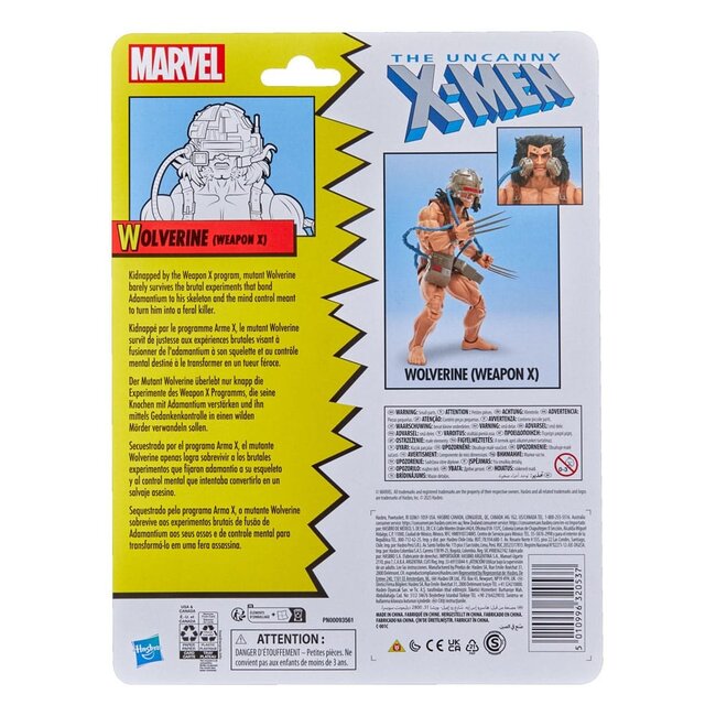 X-Men Marvel Legends Actionfigur Wolverine (Weapon X) 15 cm