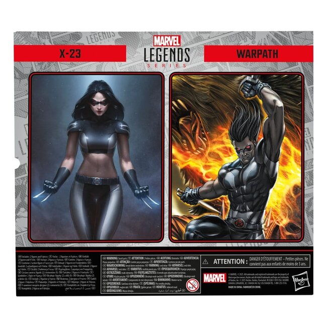 X-Force Marvel Legends Action Figure 2-Pack X-23 & Warpath 15 cm