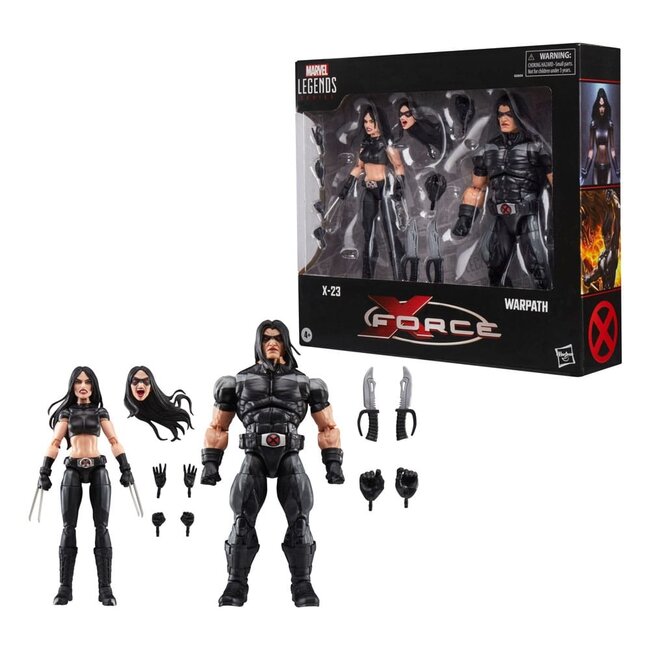 X-Force Marvel Legends Actionfiguren-Doppelpack X-23 & Warpath 15 cm