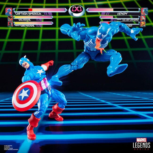 Marvel Legends Gamerverse Actionfiguren-Doppelpack Captain America vs. Venom 15 cm
