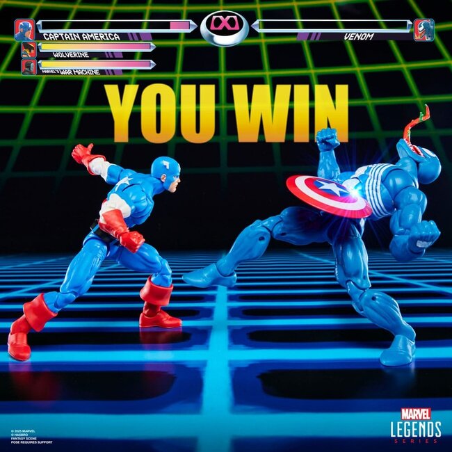 Marvel Legends Gamerverse Actionfiguren-Doppelpack Captain America vs. Venom 15 cm