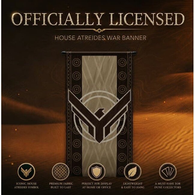 Dune-Replika 1/1 Kriegsbanner Haus Atreides