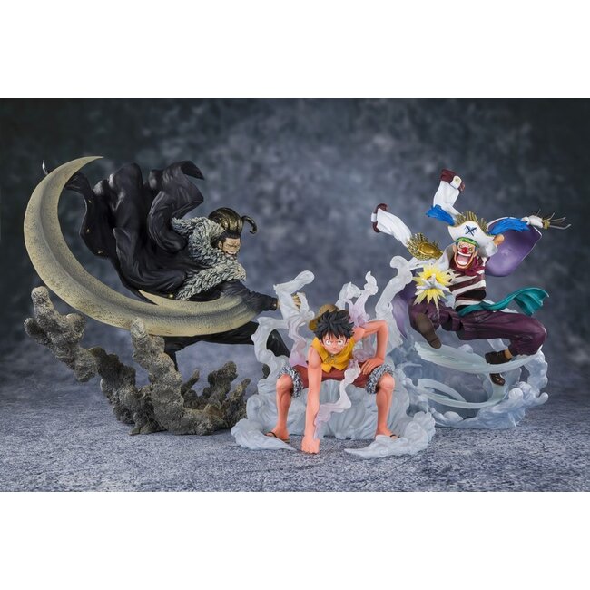 One Piece FiguartsZERO PVC Statue Monkey D. Luffy Summit Battle Reissue 12 cm