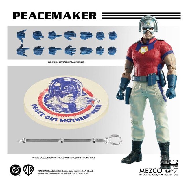 DC Comics One:12 Collective Action Figure 1/12 Peacemaker 17 cm