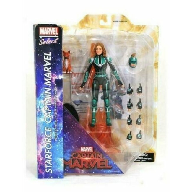 Captain Marvel Marvel Select Actionfigur Captain Marvel Starforce Uniform 18 cm
