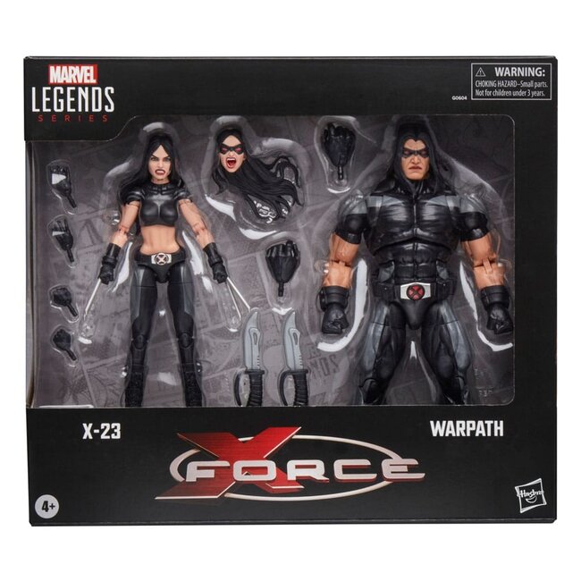 X-Force Marvel Legends Action Figure 2-Pack X-23 & Warpath 15 cm