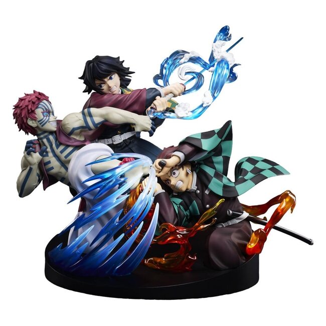 Dämonentöter: Kimetsu no Yaiba PVC-Figur Tanjiro Kamado & Giyu Tomioka & Akaza 13 cm